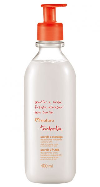 Desodorante Hidratante Corporal Acerola e Morango 400ml