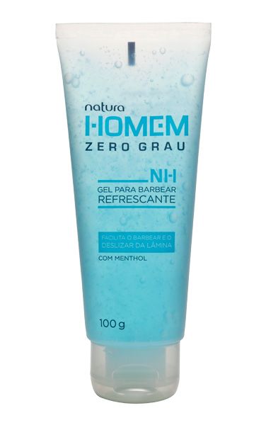 Gel para Barbear Refrescante Natura Homem Zero Grau 100g - YANNE PRESENTES