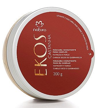 Máscara Hidratante para Cabelos Castanha