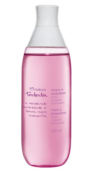 Desodorante Colônia Spray Corporal Perfumado Amora e Amêndoa